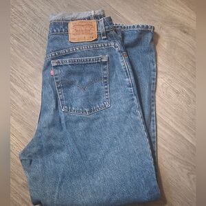vintage levi's 550 tapered leg jeans size 16